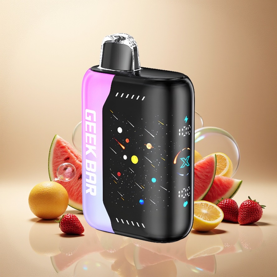 GEEK BAR Pulse X 25000 Puffs Svensk Grossist Meteor Edition med 18mL E-Vätska och USB Type-C