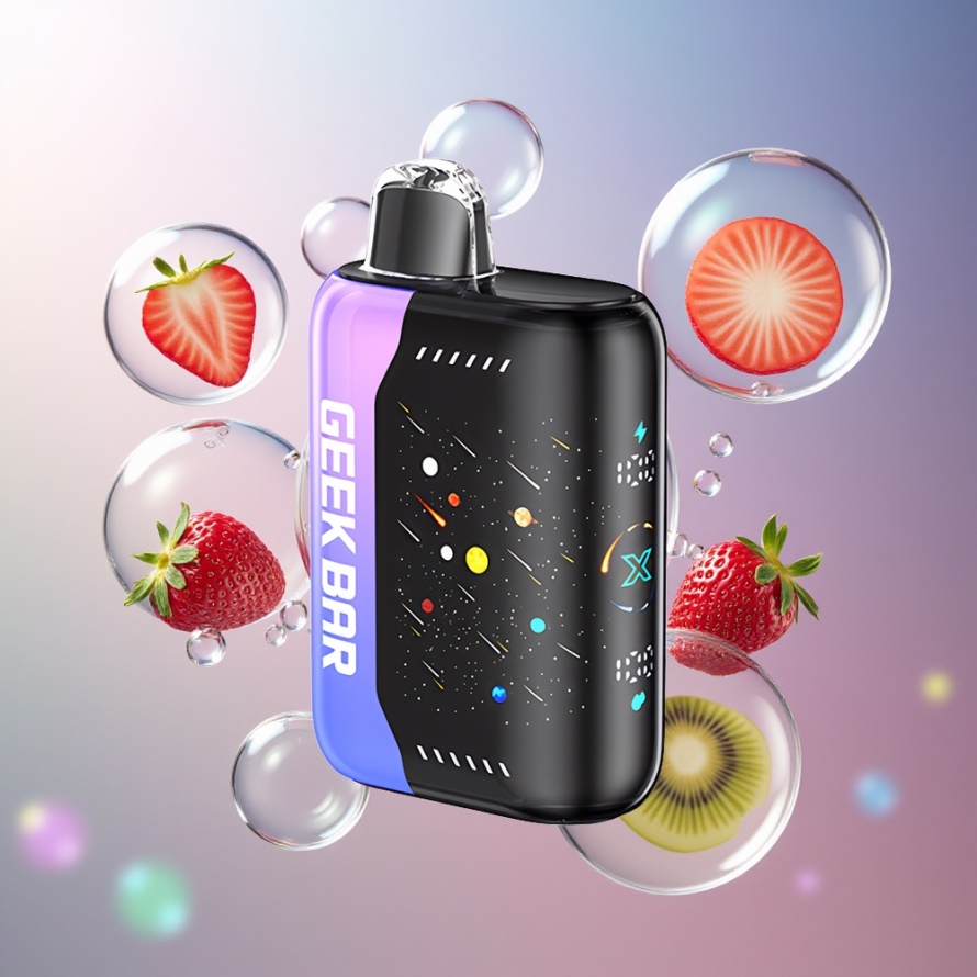 Geek Bar Pulse X 42K Puffs Meteor Edition Jordgubb Kiwi Is – svensk grossist