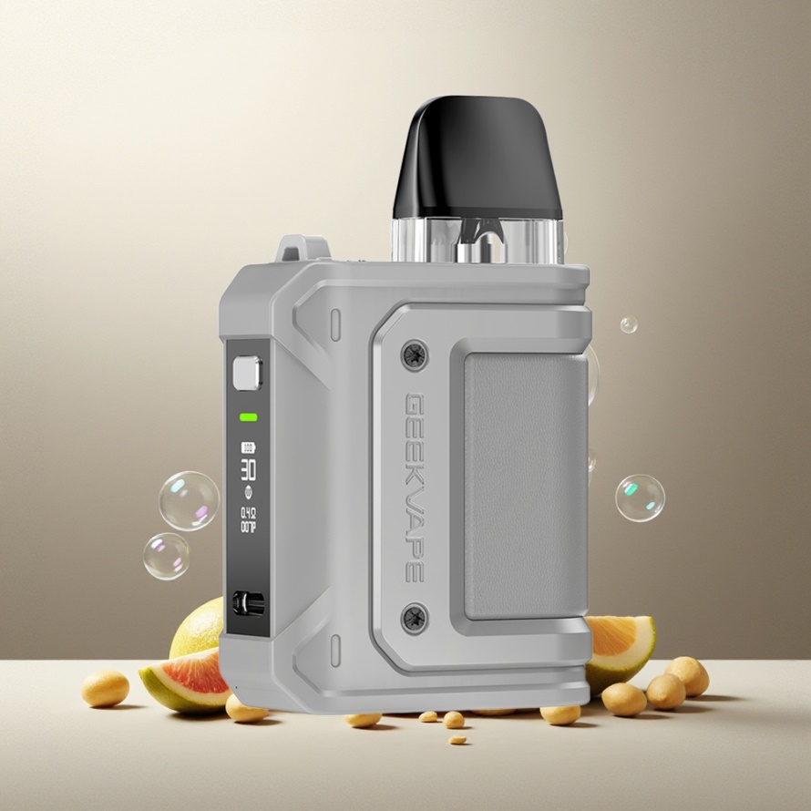 GeekVape Aegis Hero Q Kit Grå - 30W, 1300mAh, 3ml, Type-C, svensk grossist