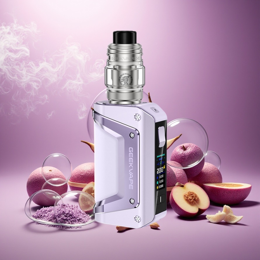 GeekVape Aegis Legend 3 Kit Lila Svensk Grossist med IP-68 och AS Chip 4.0