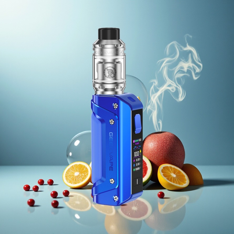 GeekVape Aegis Solo 3 Kit Blå med IP68, 100W, 18650, svensk grossist