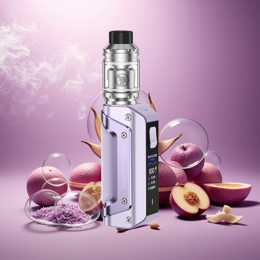 GeekVape Aegis Solo 3 Kit Lila med IP68, 100W, USB-C, svensk grossist