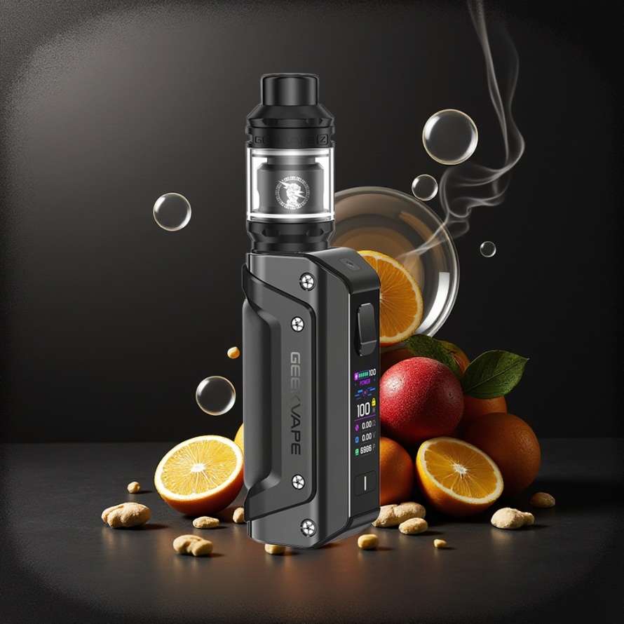 GeekVape Aegis Solo 3 Kit Svart med IP68, 100W, USB-C, svensk grossist