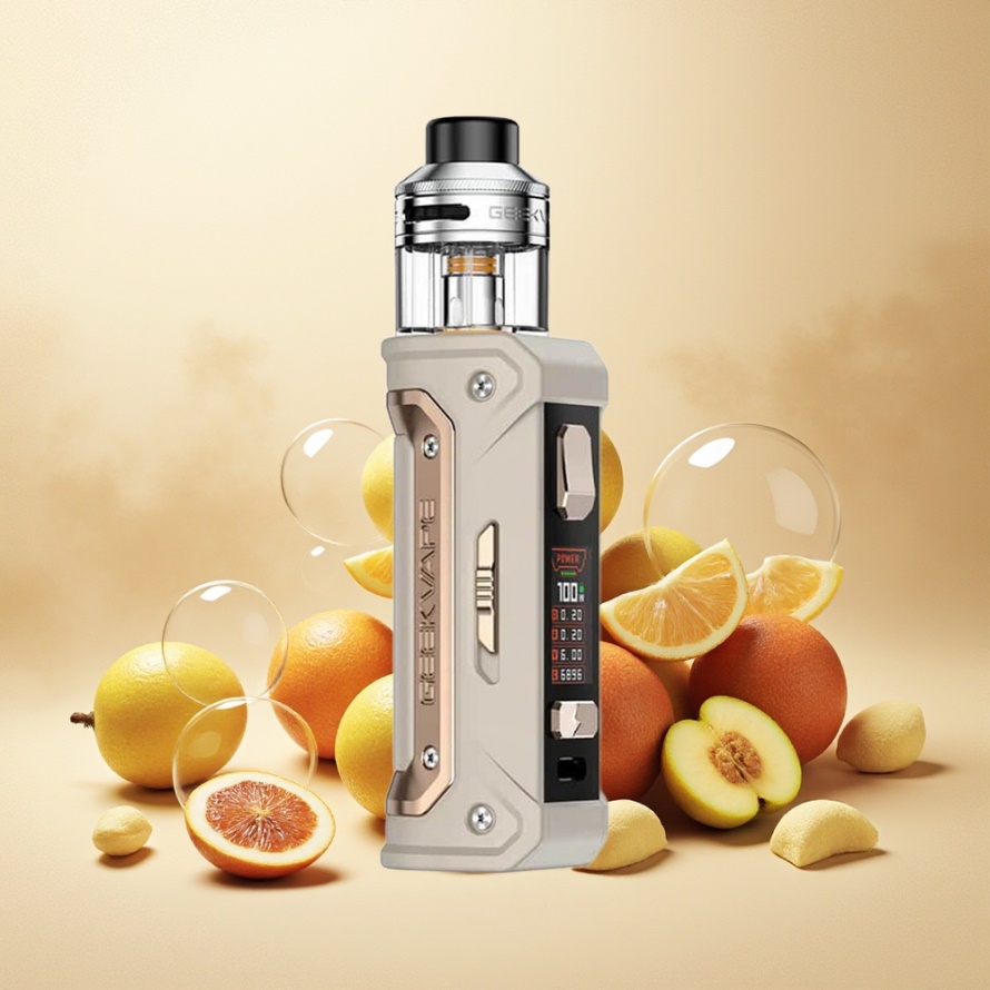 GeekVape E100i Kit Beige svensk grossist med 3000mAh batteri och TFT-skärm