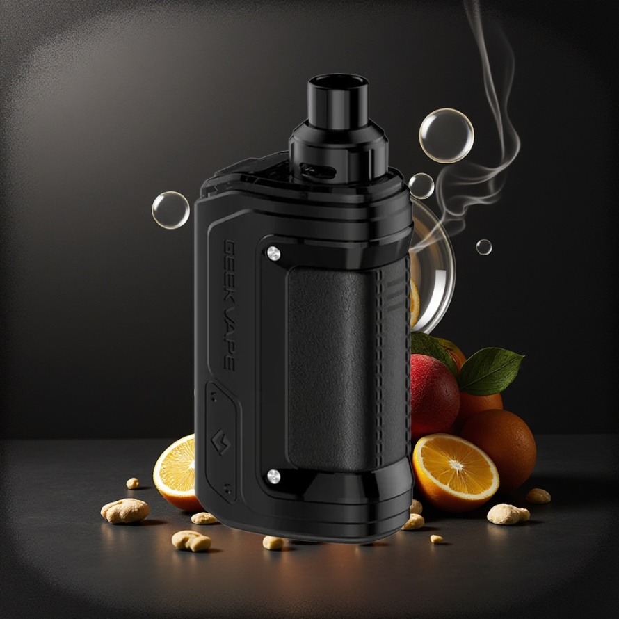 GeekVape H45 (Aegis Hero 2) Pod Mod Kit Svart med 1400mAh batteri och 45W - svensk grossist
