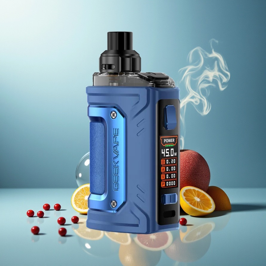 GeekVape H45 Classic (Aegis Hero 2 Classic) Pod Kit Blå med 1400mAh batteri och 4.0ml tank svensk grossist