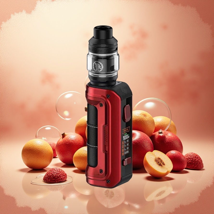 GeekVape Max100 (Aegis Max 2) 100W Kit Röd Svensk Grossist 5.5ml 21700 IP68 TFT