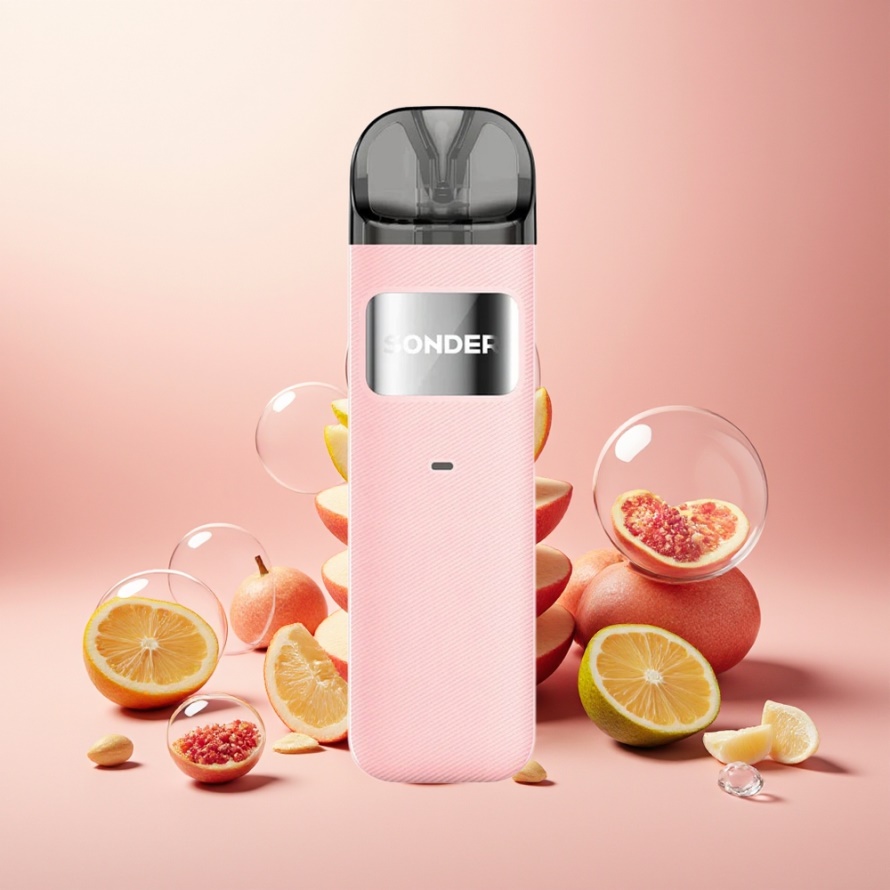 GeekVape Sonder U Pod System Kit Rosa 20W 2ml 1000mAh 0.7ohm svensk grossist