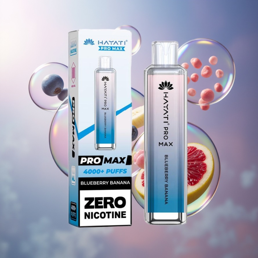 Hayati Pro Max 4000 Puffs Engångsvape Blåbär Banan 1400mAh svensk grossist