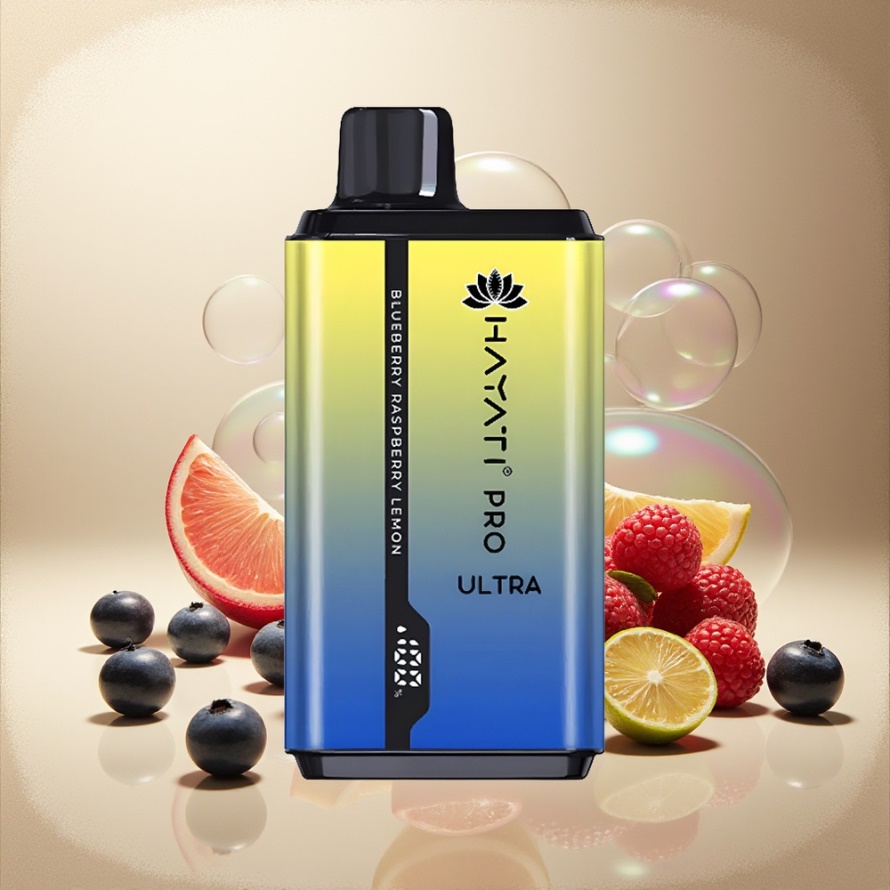 Hayati Pro Ultra 15000 Puffs 850mAh 24ml Svensk Grossist Blåbär Hallon Citron