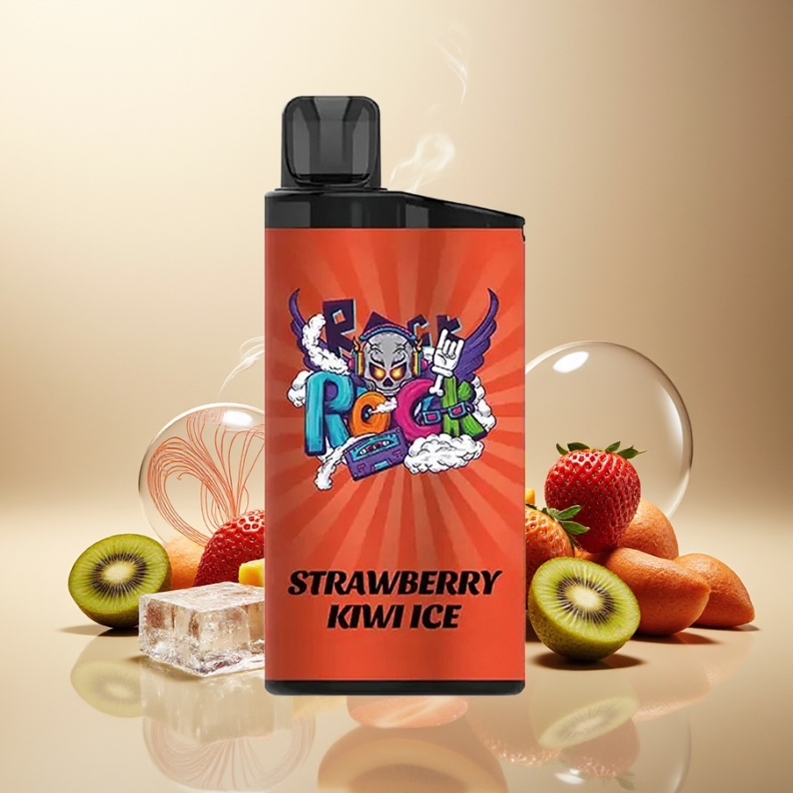 IGET Bar 3500 Puffs 1400 mAh Svensk Grossist Engångs Vape Jordgubb Kiwi Is
