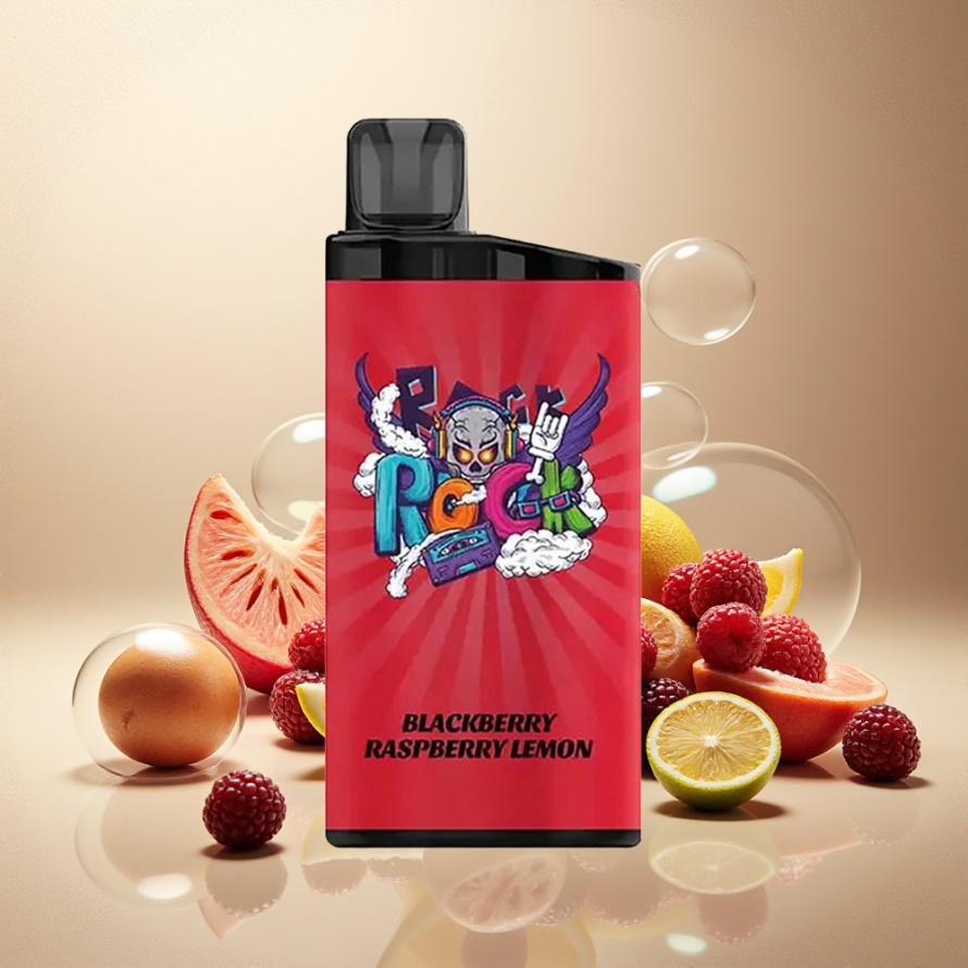 IGET Bar 3500 Puffs Engångs Vape Björnbär Hallon Citron Svensk Grossist 1400 mAh Mesh Coil