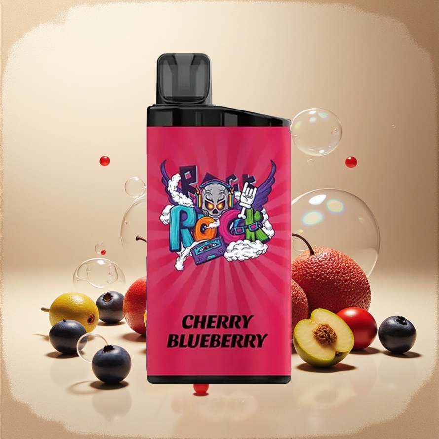 IGET Bar 3500 Puffs Engångs Vape Körsbär Blåbär med 1400 mAh svensk grossist