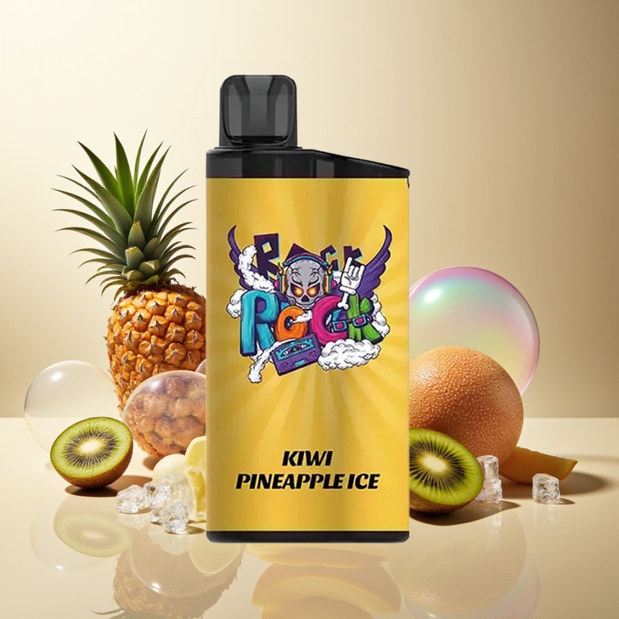 IGET Bar 3500 Puffs Engångs Vape Kiwi Ananas Is 1400 mAh Svensk Grossist