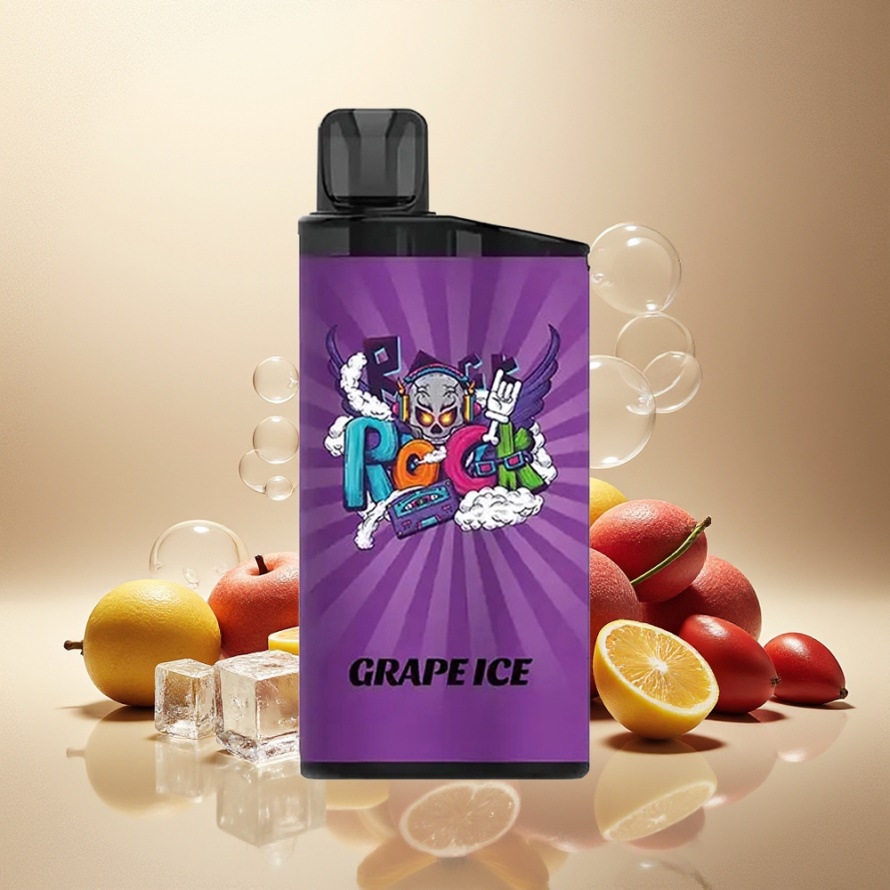 IGET Bar 3500 Puffs Engångs Vape Vindruvis (1400 mAh, 1.2 Ohm Mesh Coil) svensk grossist