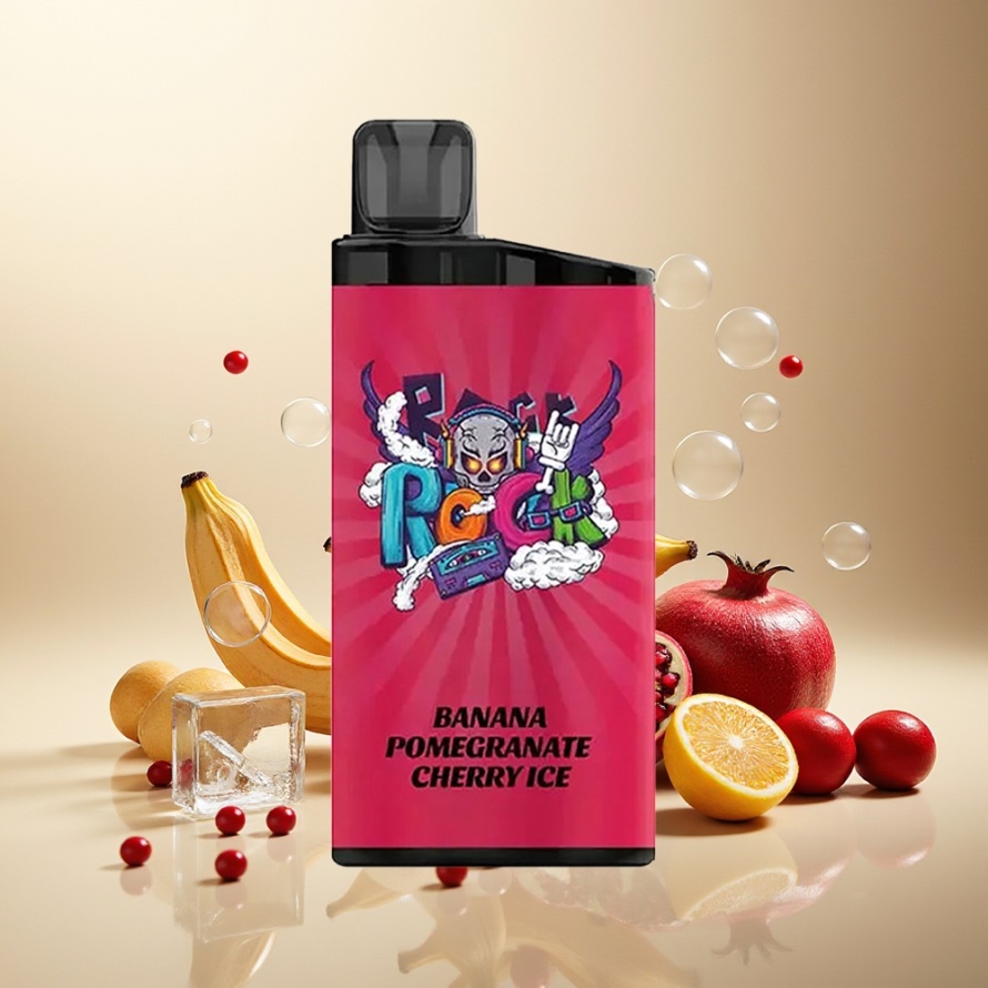 IGET Bar 3500 Puffs Engångsvape Banan Granatäpple Körsbär Is med 1400 mAh svensk grossist