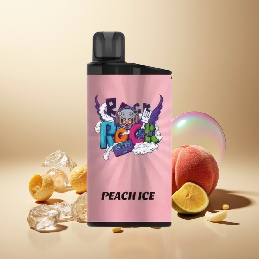 IGET Bar 3500 Puffs Enkelvape Persika Is 1400 mAh svensk grossist