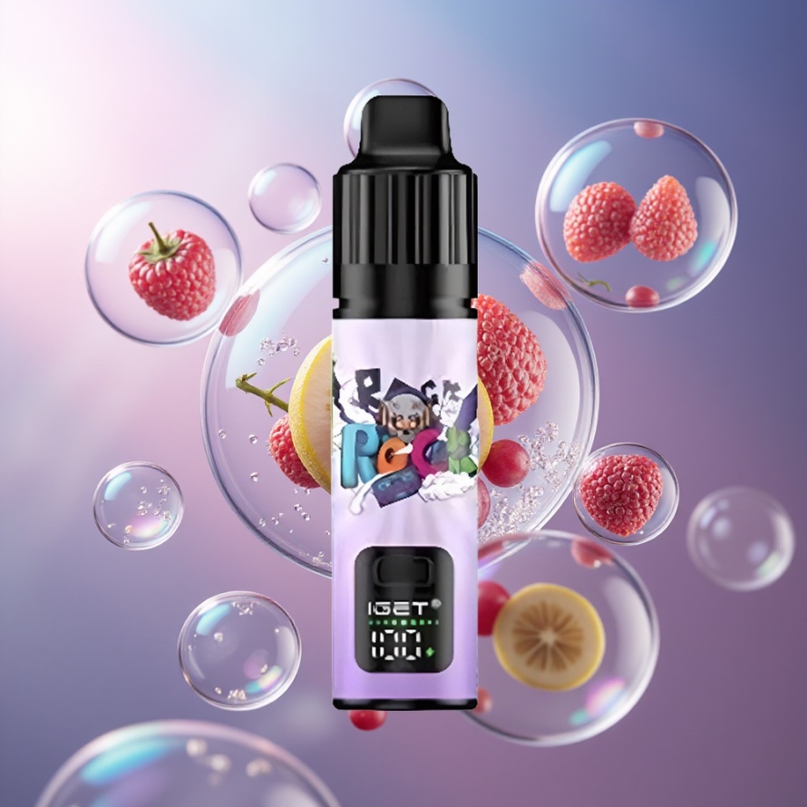 IGET BAR PLUS S3 POD 10000 Puffs Engångs Vape Druvis Is svensk grossist 18 ml 5% 950 mAh
