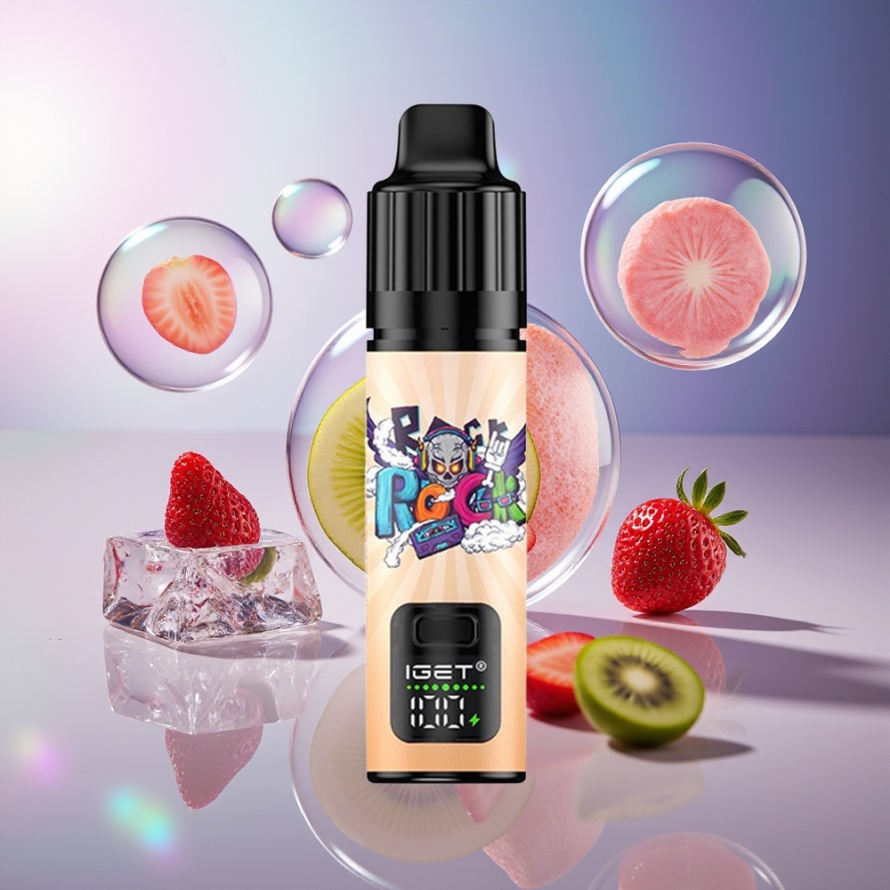 IGET BAR PLUS S3 POD 10000 Puffs Svensk Grossist Engångsvape Jordgubb Kiwi Is 5% Nikotin 18 ml 950 mAh