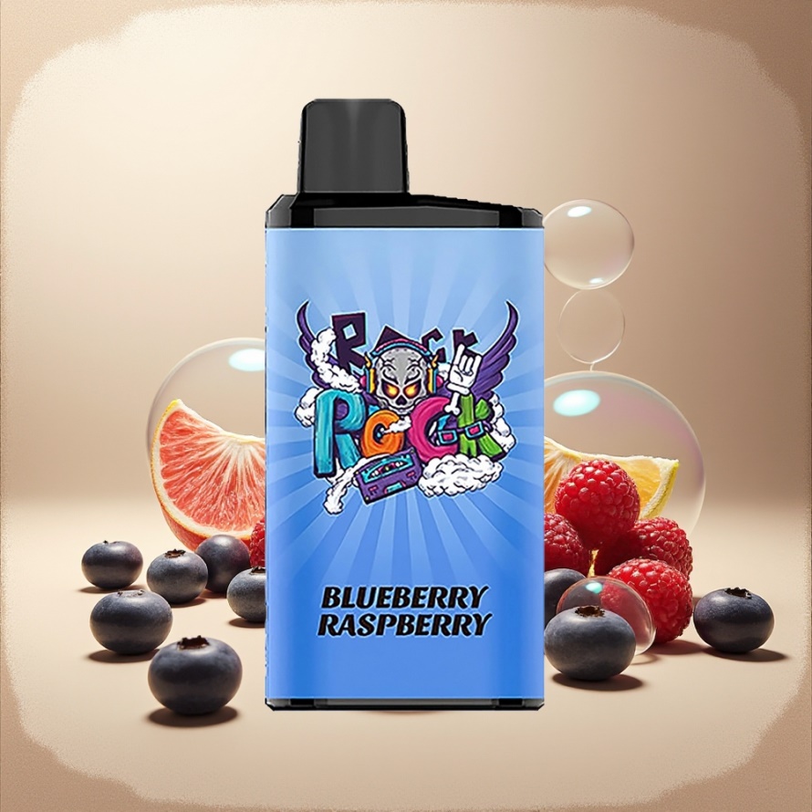 IGET Bar Pro 10000 Puffs Svensk GrossistEngångs Vape Blåbär Hallon 2000 mAh 1.2 Ohm Mesh