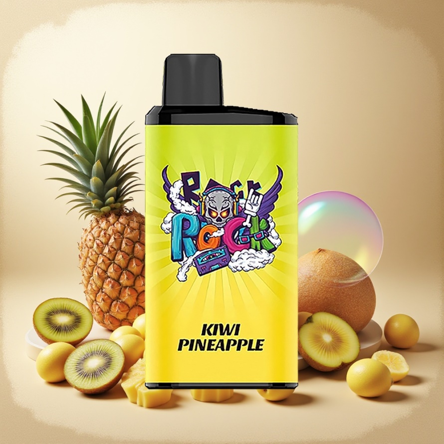 IGET Bar Pro 10000 Puffs Svensk GrossistEngångs Vape Kiwi Ananas (44.1x22.5x96.5 mm, 2000 mAh, 1.2 Ohm Mesh Coil, PC+ALU, 93 g)
