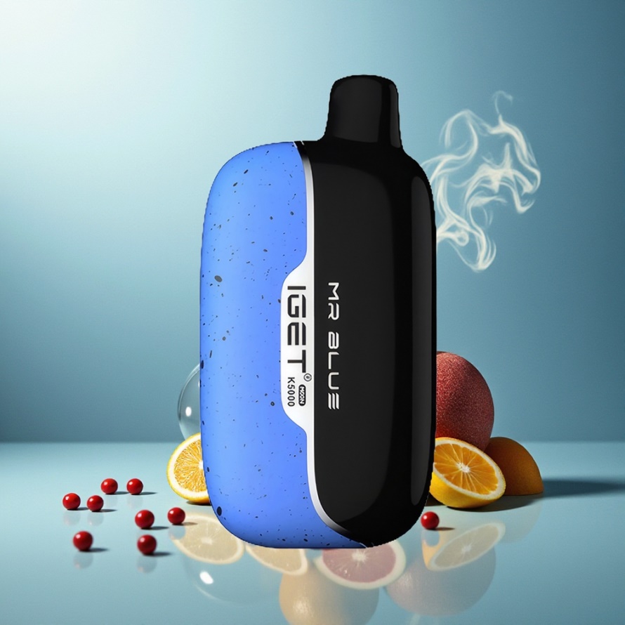 IGET Moon K5000 Puffs Engångsvape Herr Blå - 5000 Puffar, 81.5g, PC, svensk grossist