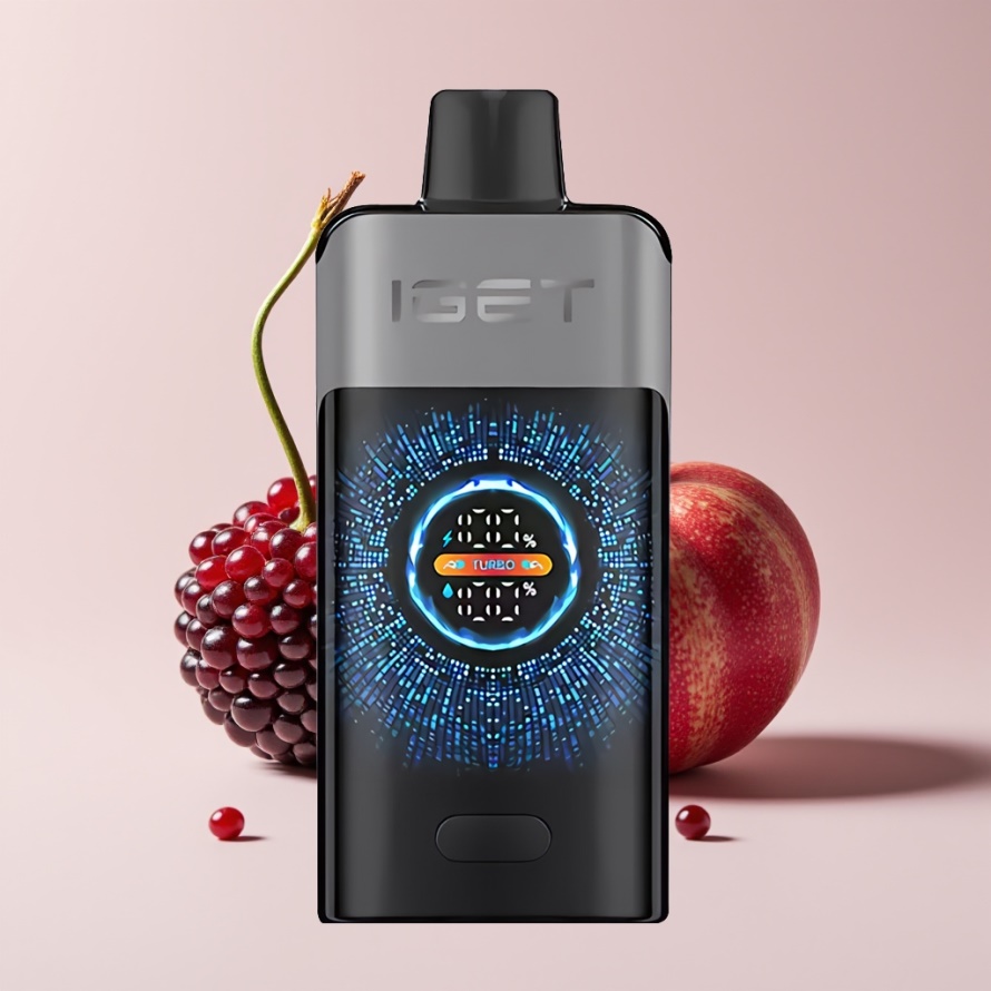 IGET ONE 12000 Puffs Engångsvape Björnbär Körsbär Granatäpple – Svensk Grossist