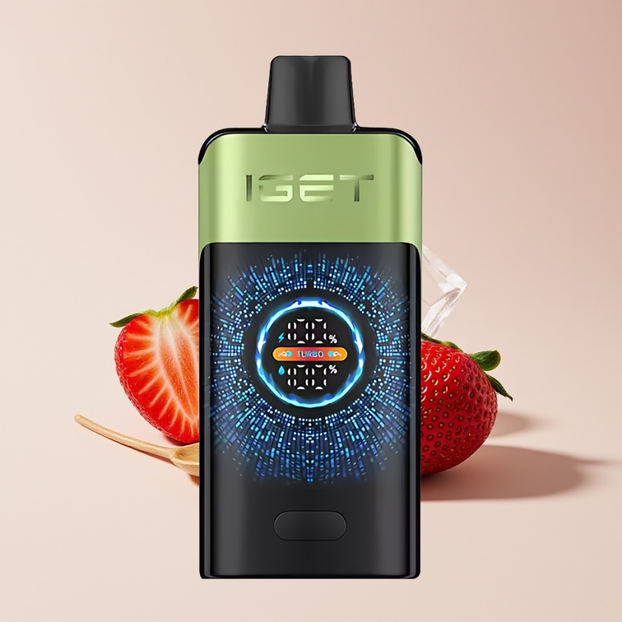 IGET ONE 12000 Puffs Engångsvape Jordgubbe Kiwi Is – Svensk Grossist