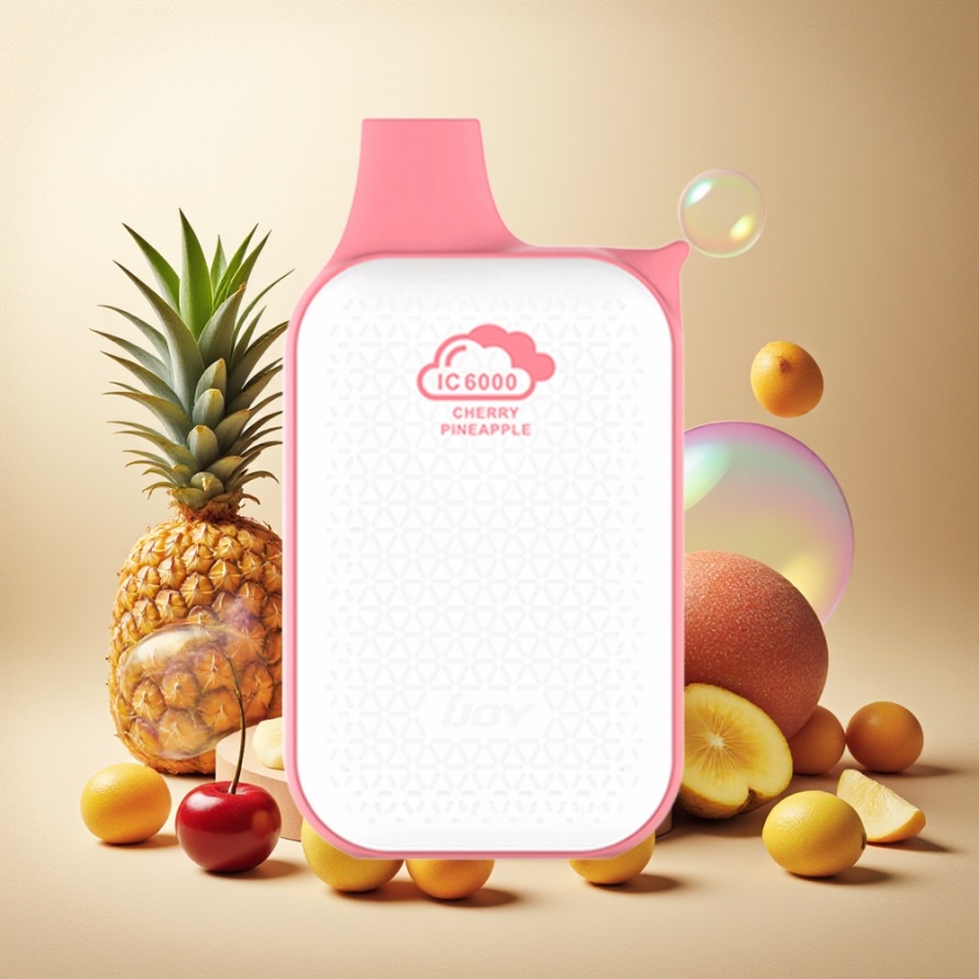IJOY Bar IC6000 Engångsvape Körsbär Ananas – 6000 puffar, 15ml, Type-C – svensk grossist