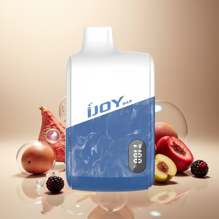 IJOY Bar IC8000 Engångs Vape Björnbärsglass 8000 puffar 18ml svensk grossist
