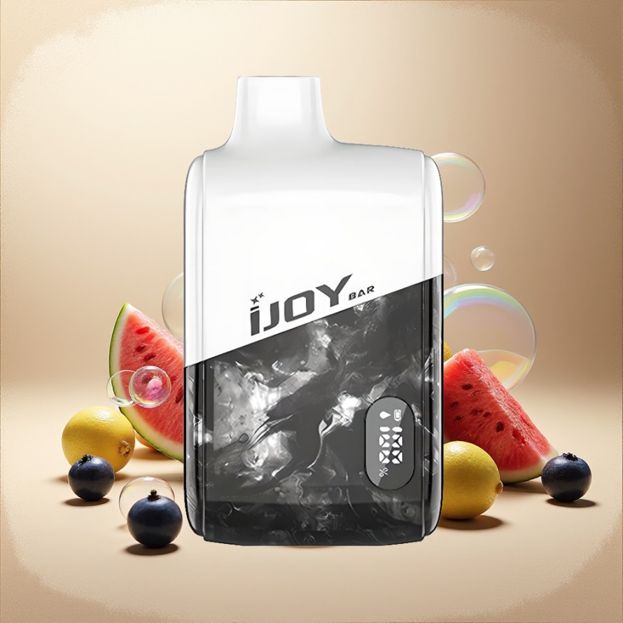 IJOY Bar IC8000 Engångs Vape Blåbär Vattenmelon 18ml 8000 puff svensk grossist