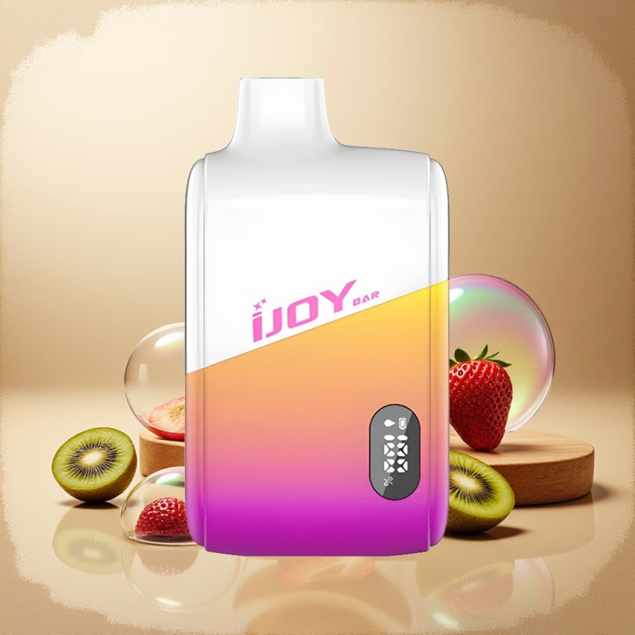 IJOY Bar IC8000 Engångs Vape Jordgubb Kiwi 8000 puffar 18ml svensk grossist