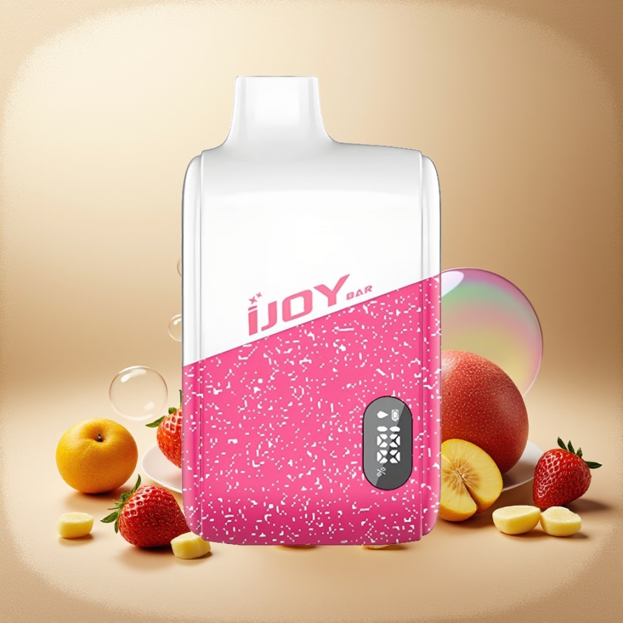 IJOY Bar IC8000 Engångs Vape Jordgubb Mango 8000 puffar 18ml svensk grossist