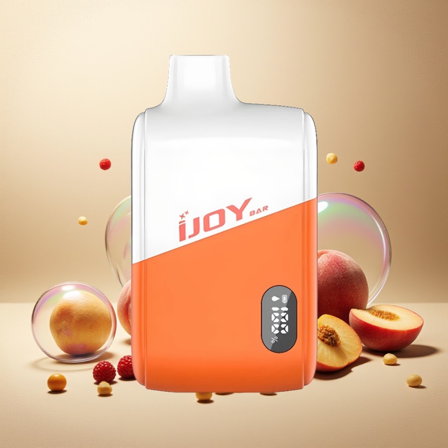 IJOY Bar IC8000 Engångs Vape Persika Blåbär 8000 puffar 18ml svensk grossist