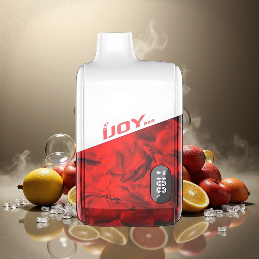 IJOY Bar IC8000 Engångs Vape Svart Drake Is 8000 puffar 18ml svensk grossist