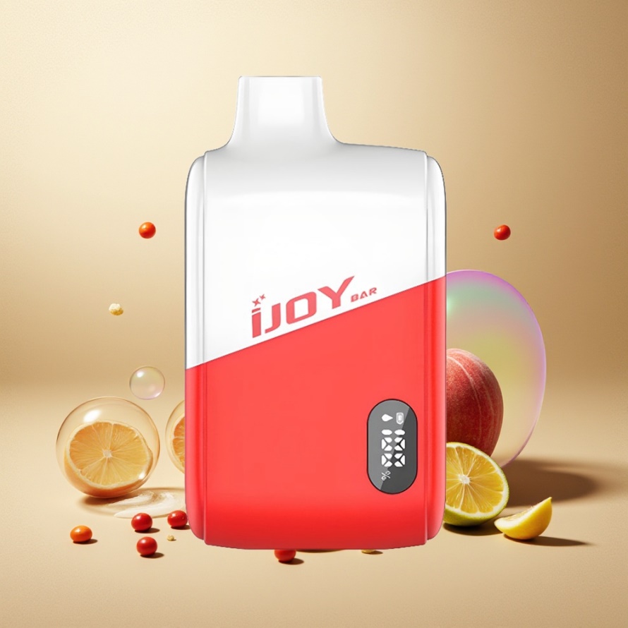 IJOY Bar IC8000 Engångsvape Persika Citron 8000 puffar 18ml svensk grossist