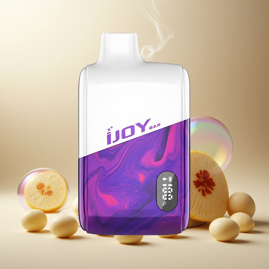 IJOY Bar IC8000 Engångsvape Vit Gelé 18ml 8000 puffar svensk grossist