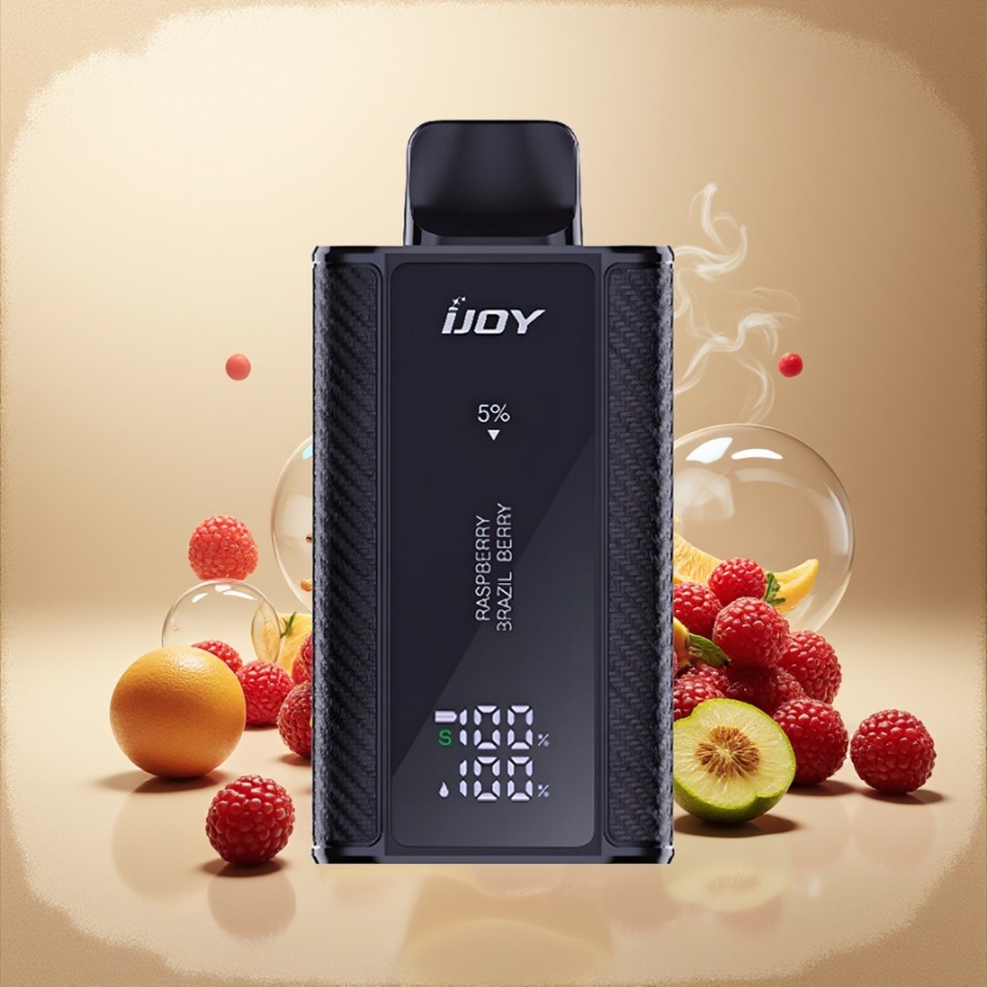 IJOY Captain 10000 PuffsEngångs Vape Hallon Brasilbär 18ml 5% Nikotin svensk grossist