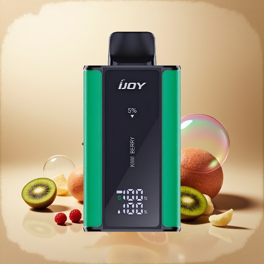IJOY Captain 10000 Puffs Engångs Vape Kiwi Bär Svensk Grossist 650mAh 18ml 5% Nikotin