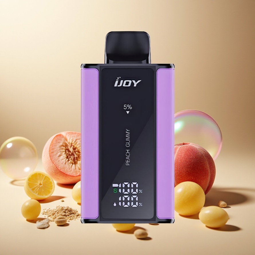 IJOY Captain 10000 Puffs Engångs Vape Persikogummi (650mAh, 18ml) svensk grossist