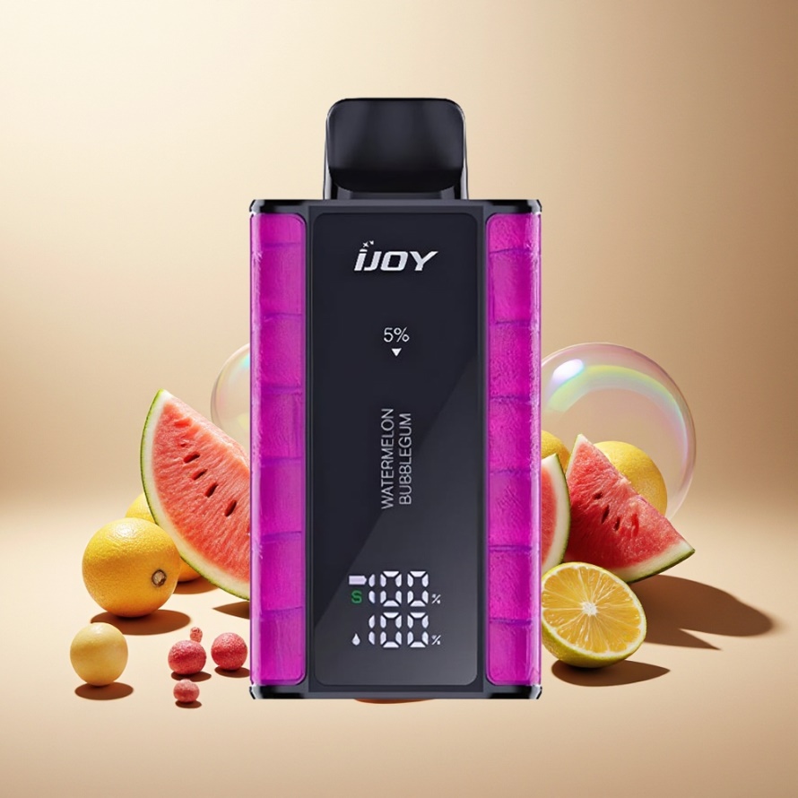 IJOY Captain 10000 Puffs Engångs Vape Vattenmelon Tuggummi 18ml 5% Nikotin svensk grossist