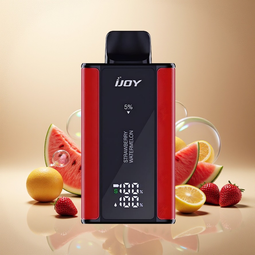 IJOY Captain 10000 Puffs Engångsvape Jordgubb Vattenmelon 18ml 5% Nikotin svensk grossist