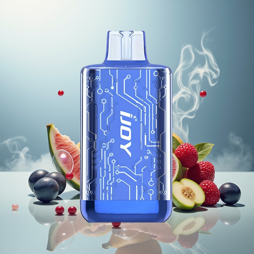 IJOY CYBER 5000 PuffsEngångs Vape Blå Hallon – 13ml, 550mAh, svensk grossist