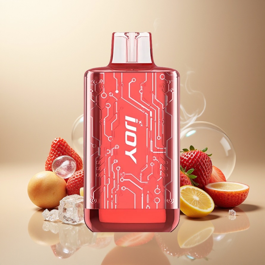 IJOY CYBER 5000 PuffsEngångs Vape Jordgubbsis 13ml 550mAh svensk grossist