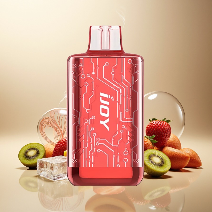 IJOY CYBER 5000 Puffs Svensk GrossistEngångs Vape Jordgubb Kiwi Is 13ml 550mAh Type-C