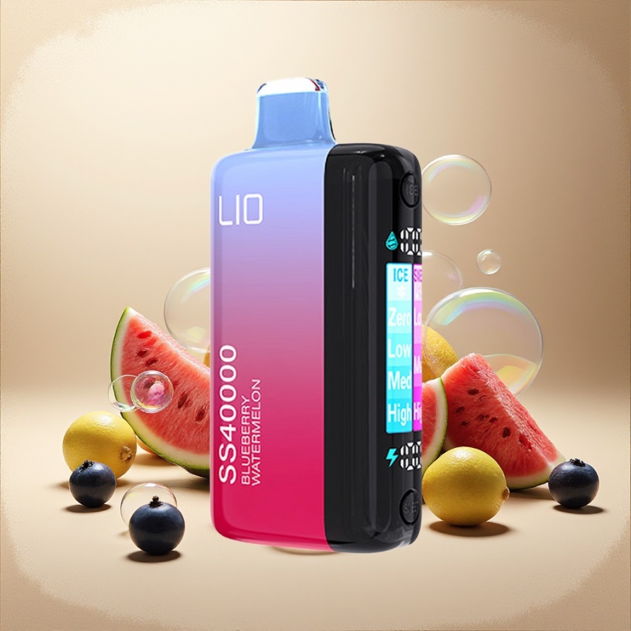IJOY LIO SS40000 Engångs Vape Blåbär Vattenmelon 22ML 1100mAh svensk grossist