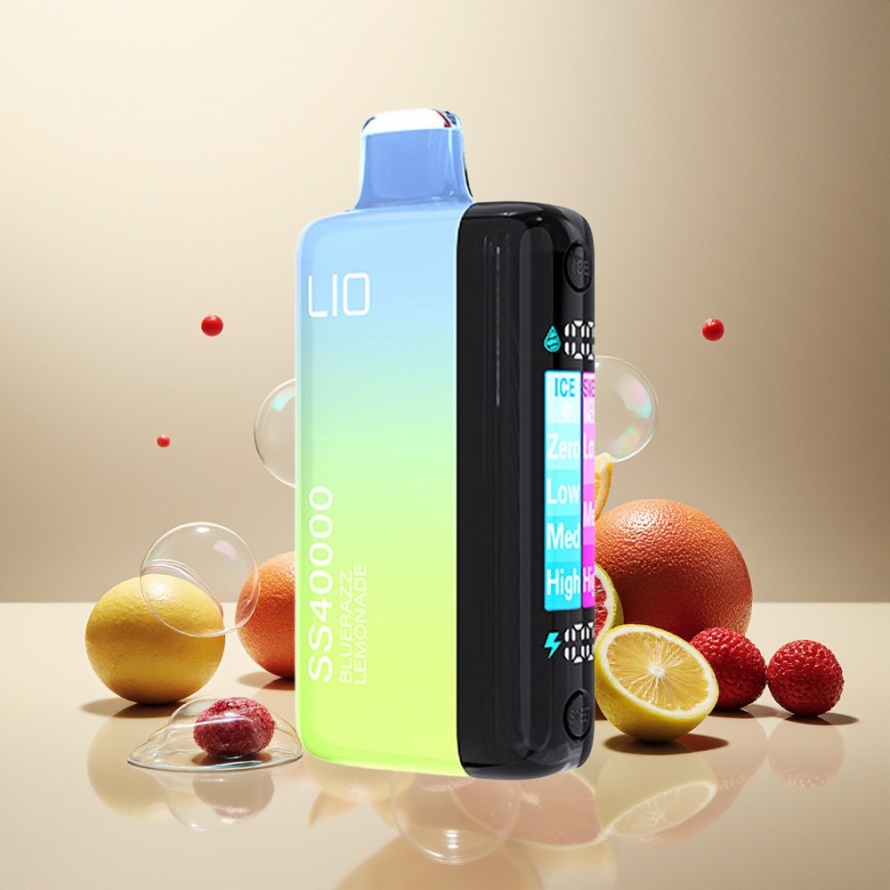 IJOY LIO SS40000 Engångs Vape Blåbärs Lemonad 22ML 40000 puffar svensk grossist