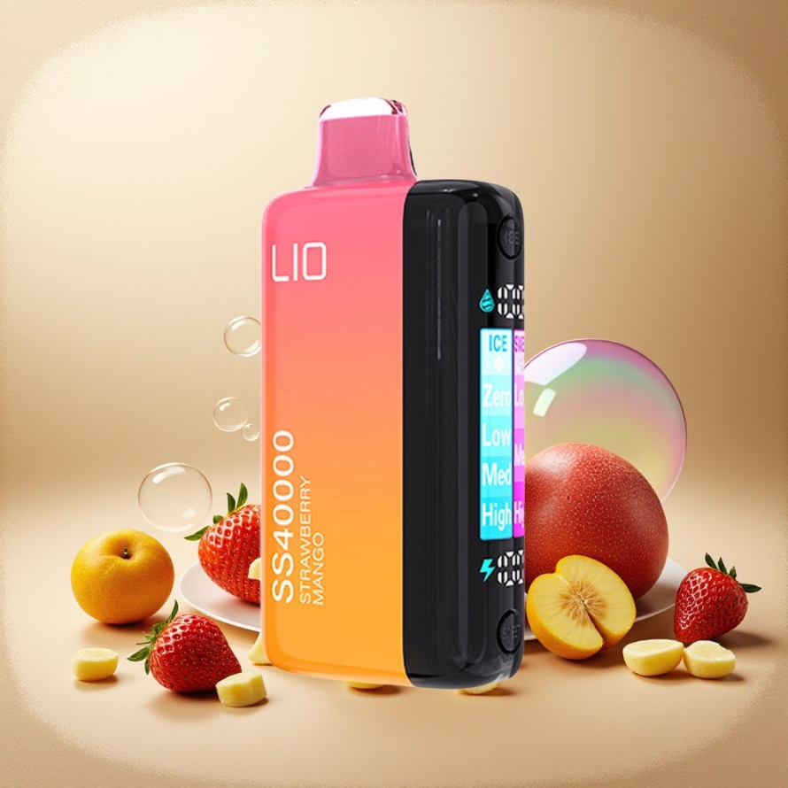 IJOY LIO SS40000 Engångs Vape Jordgubb Mango 22ML 1100mAh Svensk Grossist