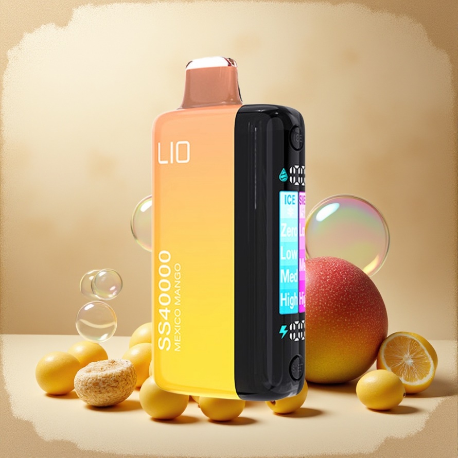 IJOY LIO SS40000 Engångs Vape Mexikansk Mango 22ML 40000 Puffs svensk grossist