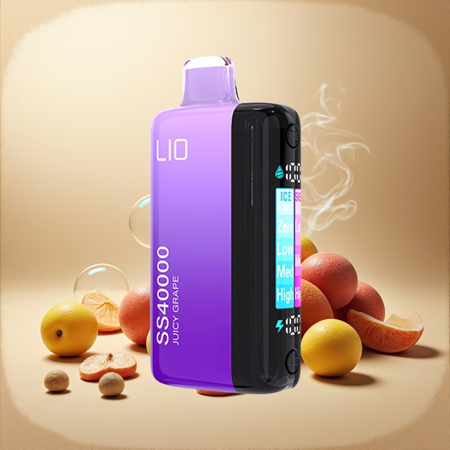 IJOY LIO SS40000 Engångsvape Julcy Druva svensk grossist 40000 puffar 22ML 1100mAh